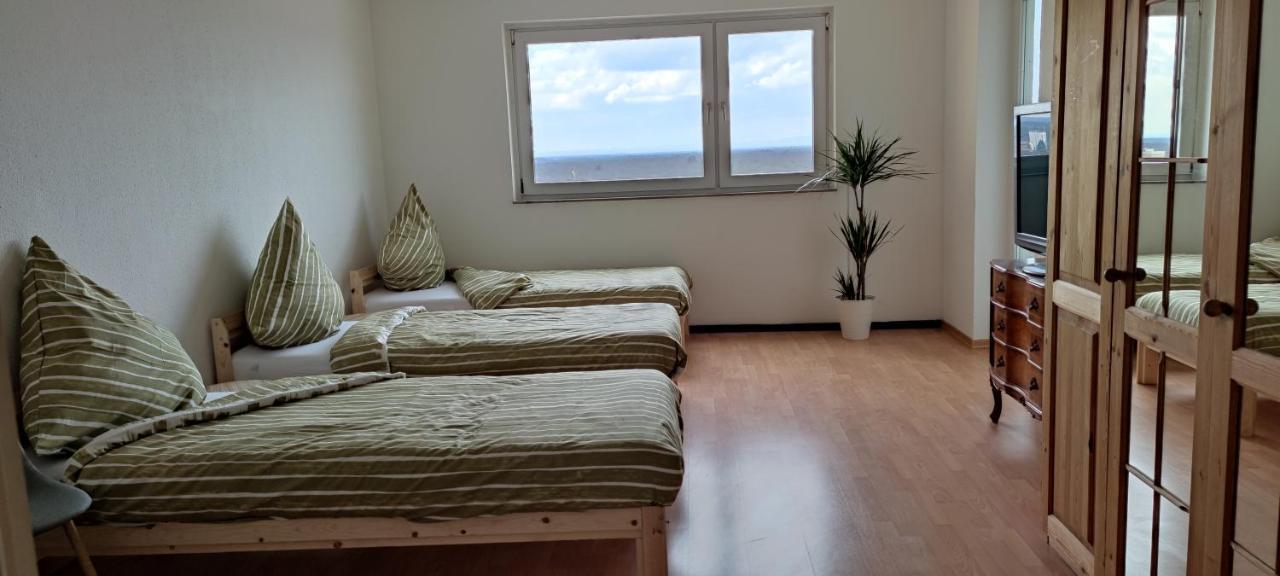 Skyline-Aussicht Und Fantastische Sonnenuntergaenge Apartment Langen  Luaran gambar